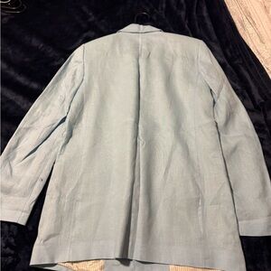 Zara Blue Blazer Classic Suit Jacket